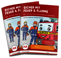 Abbildung des Sicher mit Feuer und Flamme Heft
